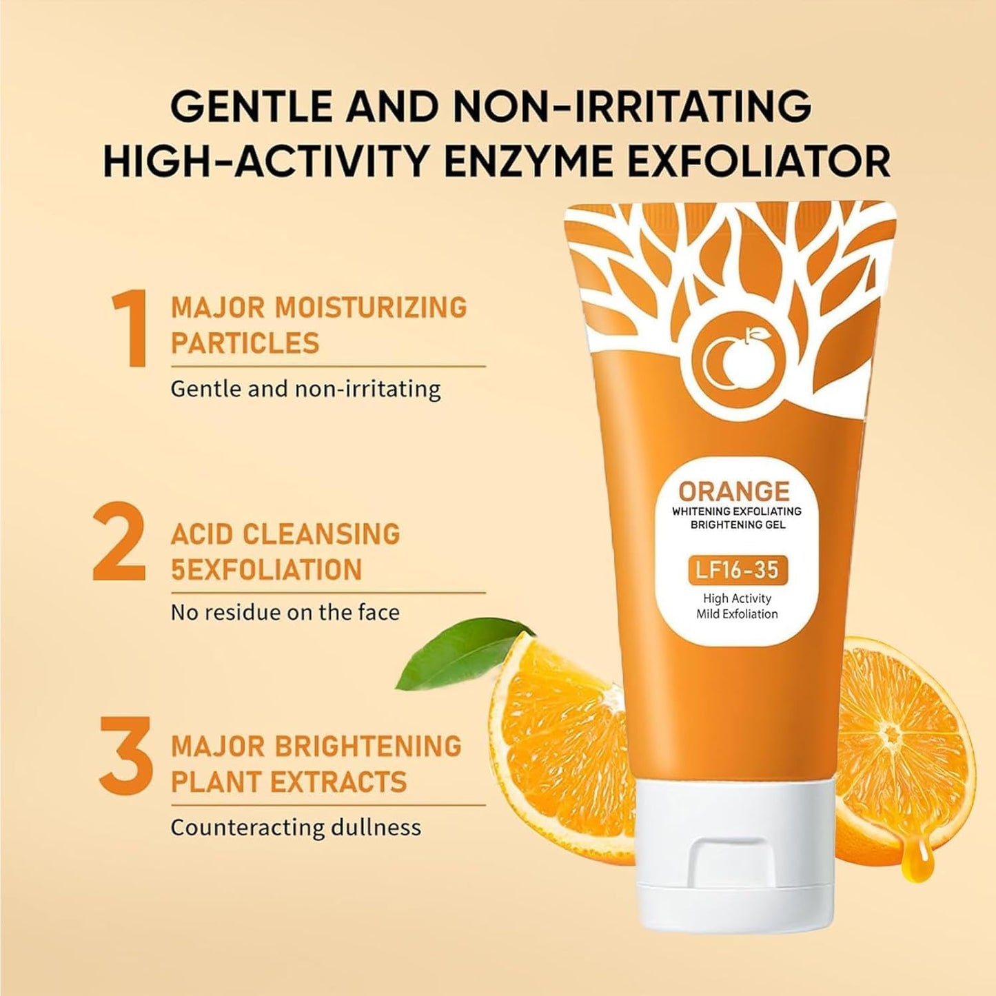 Get Smooth Skin in 7 Days – Orange Exfoliating Gel 🍊