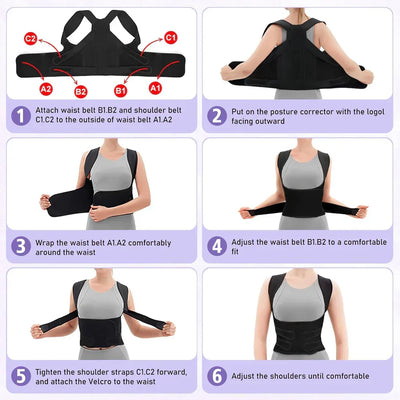 Adjustable Back Support Posture