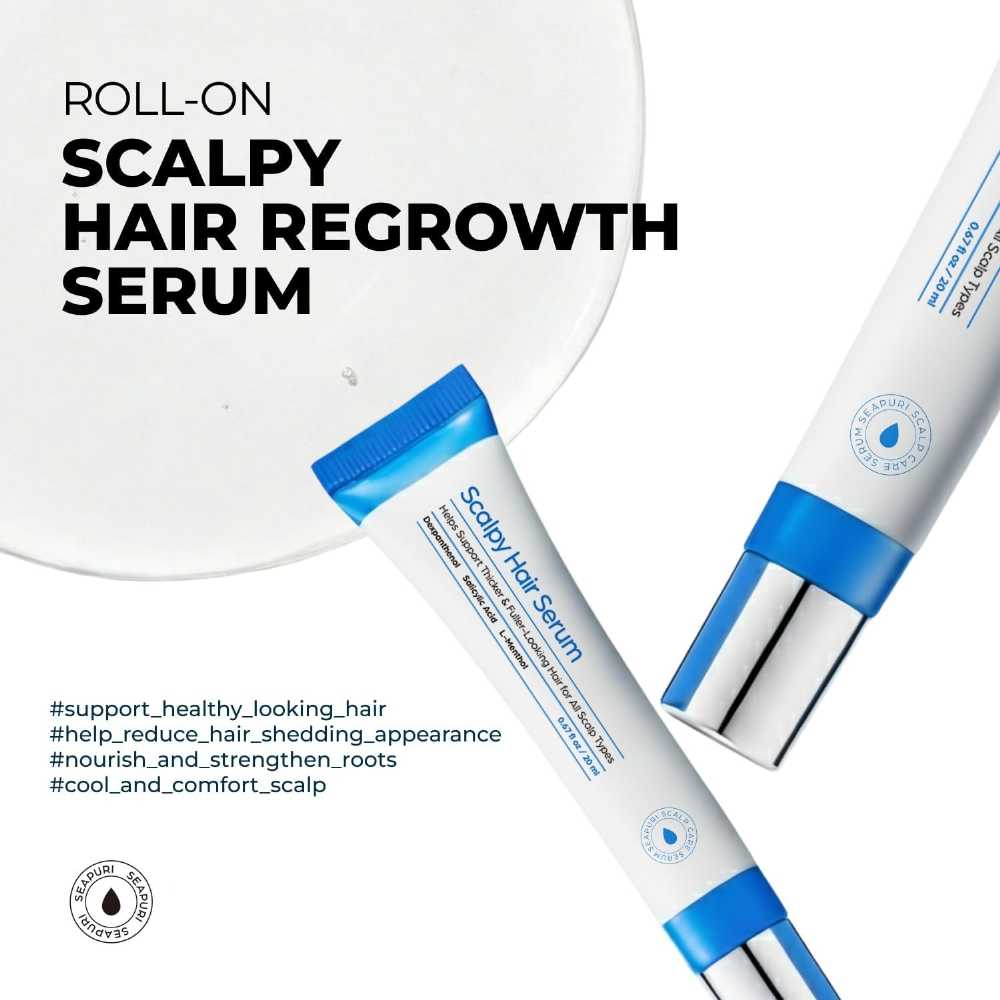 Scalpy Hair Growth Serum for Hair Loss & Thinning | سيروم سكالبی لنمو الشعر وعلاج تساقط وترقق الشعر